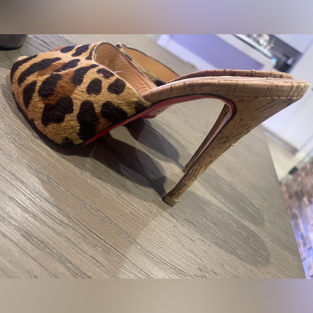 Christian Louboutin size 37.5. Gently used, but still in great condition.